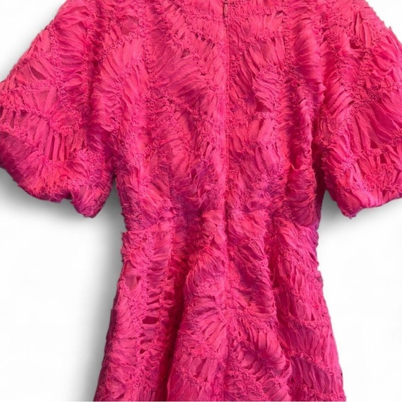 NWT Aje Florential Mini Swing Dress Azalea Pink 4 - Picture 11 of 14